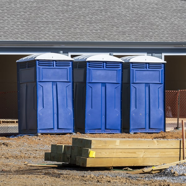 what is the cost difference between standard and deluxe porta potty rentals in Crabtree PA